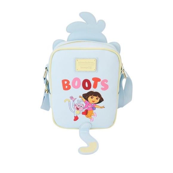 NEW Loungefly Nickelodeon Dora The Explorer Boots Crossbody Bag Purse - Picture 3 of 6